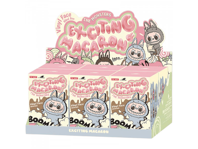 Мягкая игрушка-брелок Pop Mart Labubu Exciting Macaron