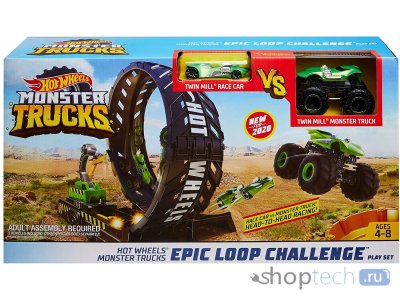 Трек Mattel Hot Wheels Monster Trucks Epic Loop Challenge GKY00/GPC54