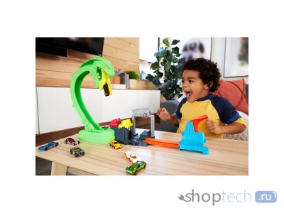 Трек Mattel Hot Wheels Toxic Snake Strike GTT93