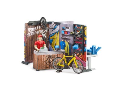 Игровой набор Bruder Велосипедный магазин 63-120
