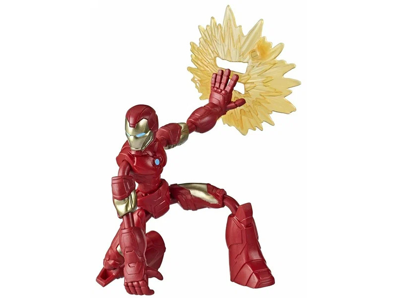 Фигурка Hasbro Bend and Flex Avengers: Железный человек E7870, 15 см