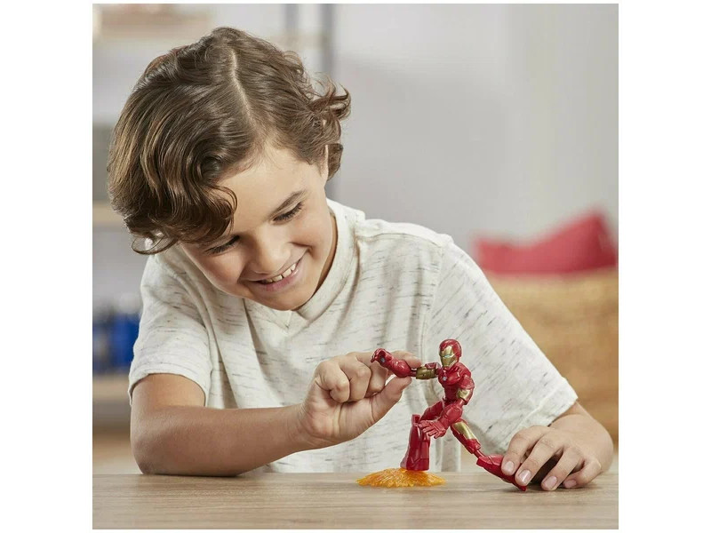 Фигурка Hasbro Bend and Flex Avengers: Железный человек E7870, 15 см