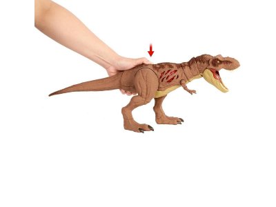 Фигурка Mattel Jurassic World Тираннозавр Рекс экстремальные повреждения GWN26