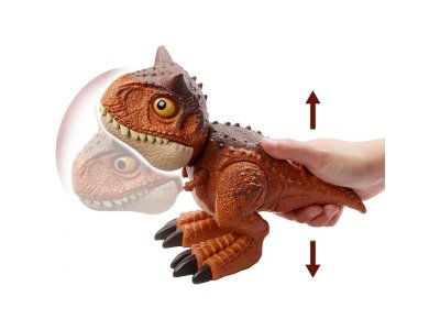 Фигурка Mattel Jurassic World - Жующий Карнотавр Торо HBY84, 12.7 см