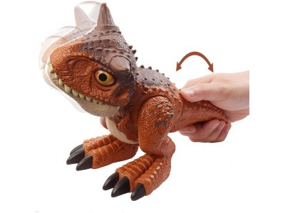Фигурка Mattel Jurassic World - Жующий Карнотавр Торо HBY84, 12.7 см