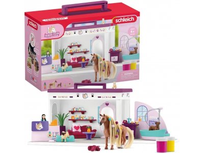 Игровой набор SCHLEICH 42614 Салон красоты для домашних животных Софии