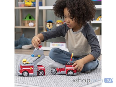 Игровой набор Spin Master Paw Patrol Машинка-трансформер с Маршаллом Paw Patrol 6056035