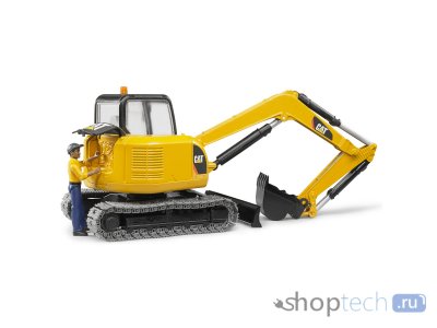 Экскаватор Bruder Cat мини с рабочим (02-466) 1:16