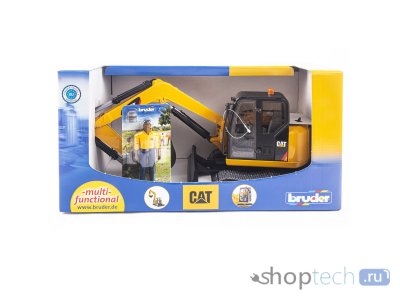 Экскаватор Bruder Cat мини с рабочим (02-466) 1:16