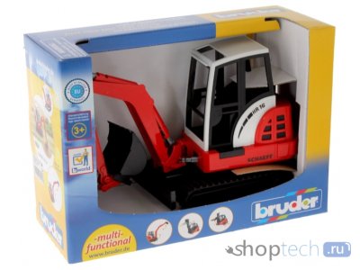 Экскаватор Bruder Мини гусеничный Schaeff HR16 (02-432) 1:16 35.5 см