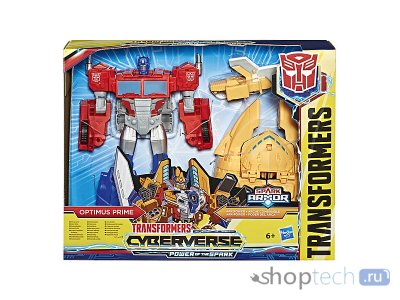 Трансформер Hasbro Transformers Оптимус Прайм. Сила ковчега (Кибервселенная) E4218