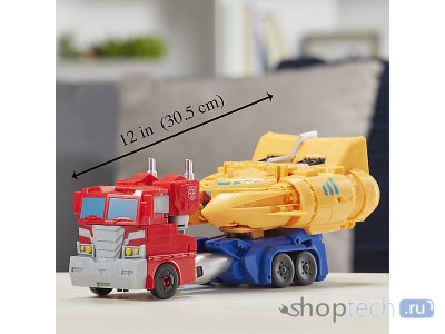 Трансформер Hasbro Transformers Оптимус Прайм. Сила ковчега (Кибервселенная) E4218