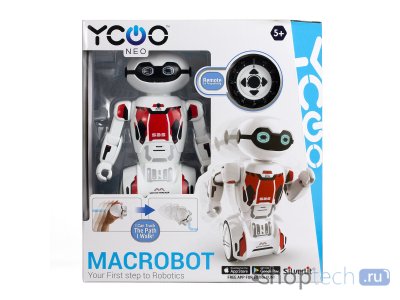 Интерактивная игрушка робот Silverlit Macrobot красный 88045-3