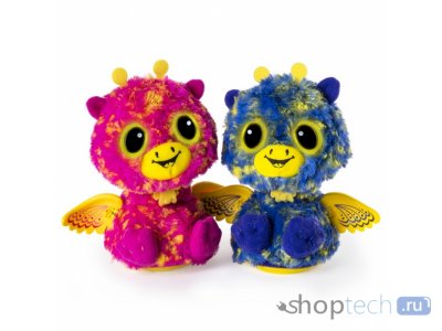Интерактивная игрушка Hatchimals близнецы питомцы вылупляющиеся из яйца 19110-PINK