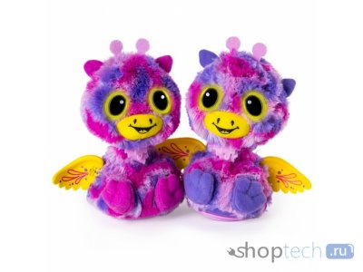 Интерактивная игрушка Hatchimals близнецы питомцы вылупляющиеся из яйца 19110-PINK