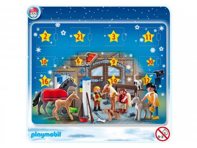 Конструктор Playmobil 4159 Адвент календарь Конюшня
