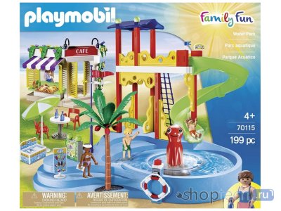 Конструктор Playmobil Аквапарк с кафе, 70115