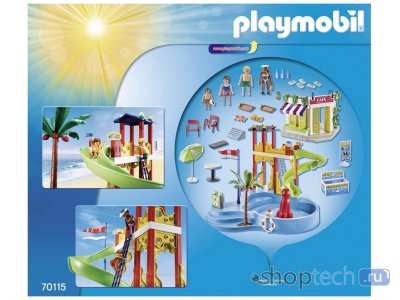 Конструктор Playmobil Аквапарк с кафе, 70115