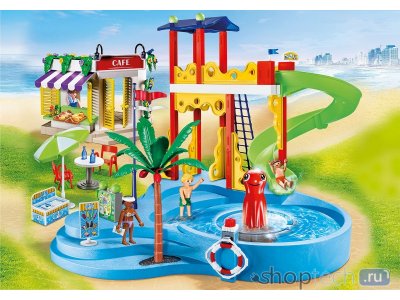 Конструктор Playmobil Аквапарк с кафе, 70115