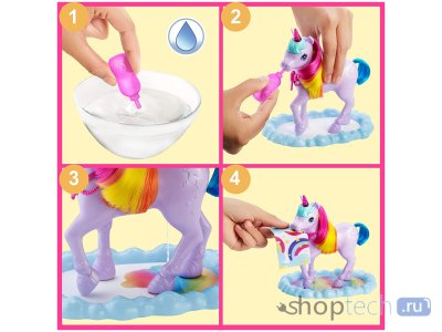 Игровой набор Barbie Дримтопия Кукла и единорог, GTG01