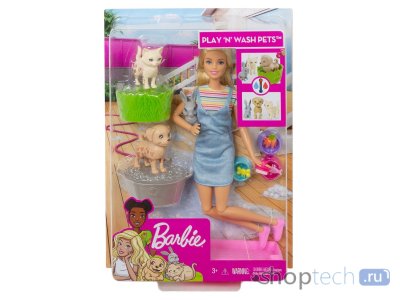 Кукла Barbie и домашние питомцы, FXH11