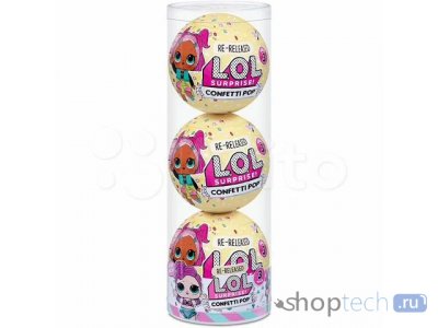 Набор кукол L.O.L. Surprise Confetti Pop Showbaby 3 серия, перевыпуск (3 шт.), 571971