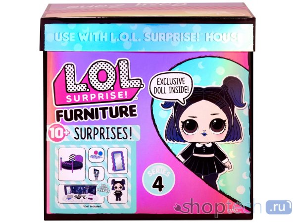 Игровой набор L.O.L. Surprise Furniture Series 4 Cozy Zone with Dusk Doll, 572640