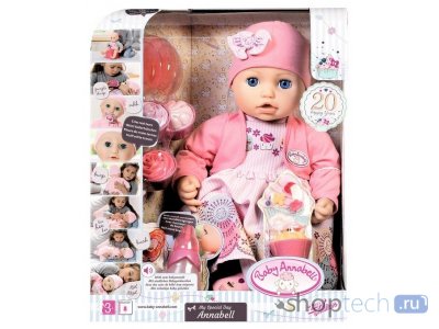 Кукла Zapf Creation Baby Anabelle Праздничная 43 см 700-600