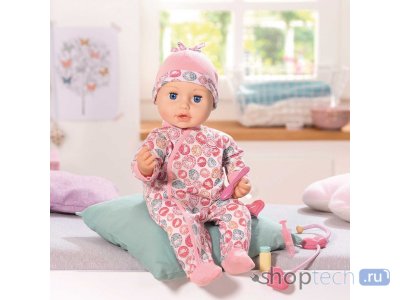 Интерактивная кукла Zapf Creation Baby Annabell Милли чувствует себя лучше 43 см 701-294