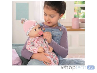 Интерактивная кукла Zapf Creation Baby Annabell Милли чувствует себя лучше 43 см 701-294