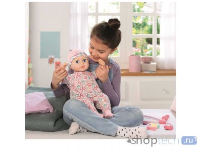 Интерактивная кукла Zapf Creation Baby Annabell Милли чувствует себя лучше 43 см 701-294