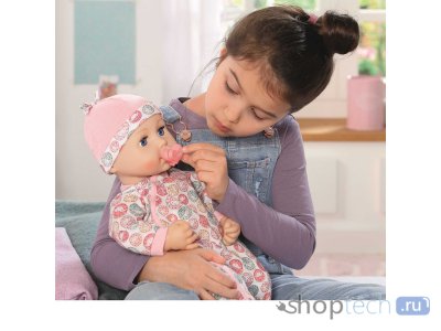 Интерактивная кукла Zapf Creation Baby Annabell Милли чувствует себя лучше 43 см 701-294