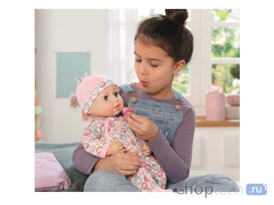Интерактивная кукла Zapf Creation Baby Annabell Милли чувствует себя лучше 43 см 701-294