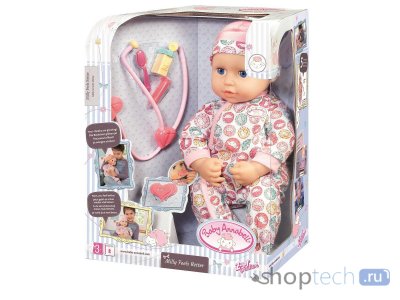 Интерактивная кукла Zapf Creation Baby Annabell Милли чувствует себя лучше 43 см 701-294