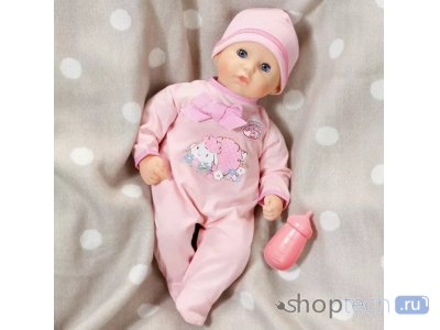 Кукла Zapf Creation Baby Annabelle с бутылочкой 794-463