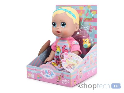 Интерактивная кукла Zapf Creation Baby Born Забавные лица прыгающая, 32 см, 826-164